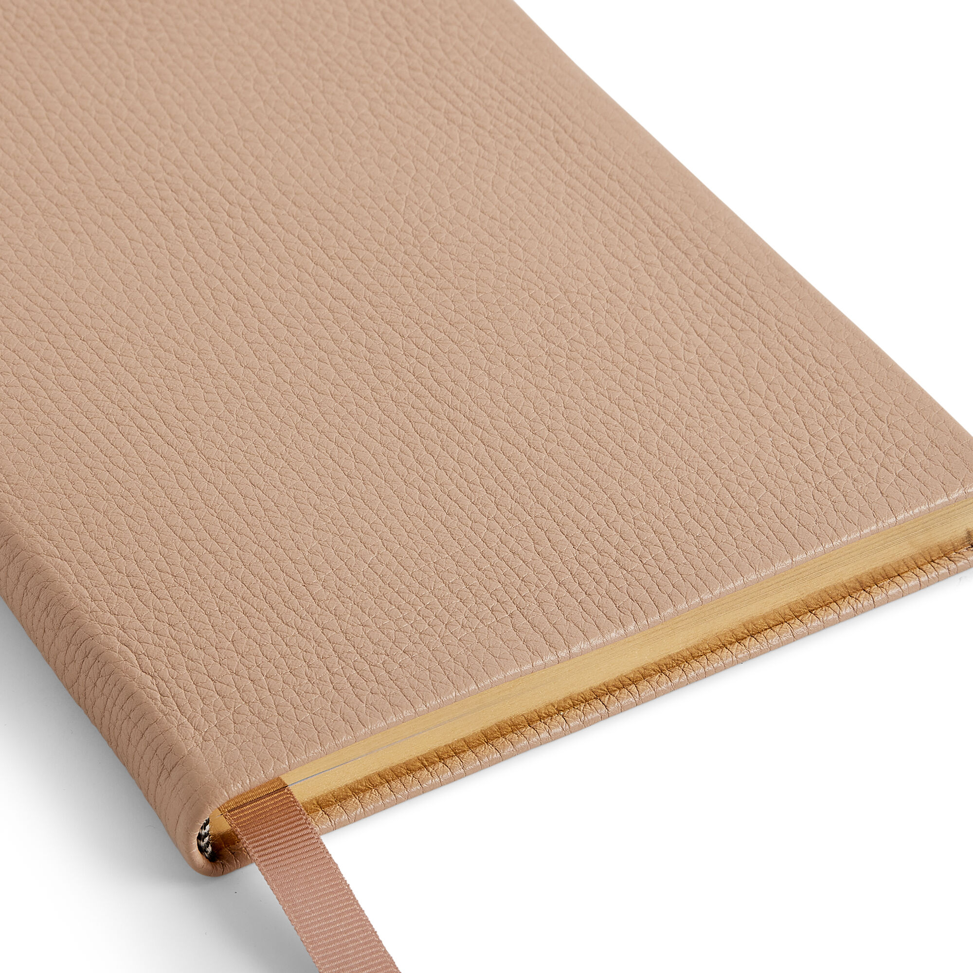 LudlowレザーSohoノートブック in nutmeg | Smythson