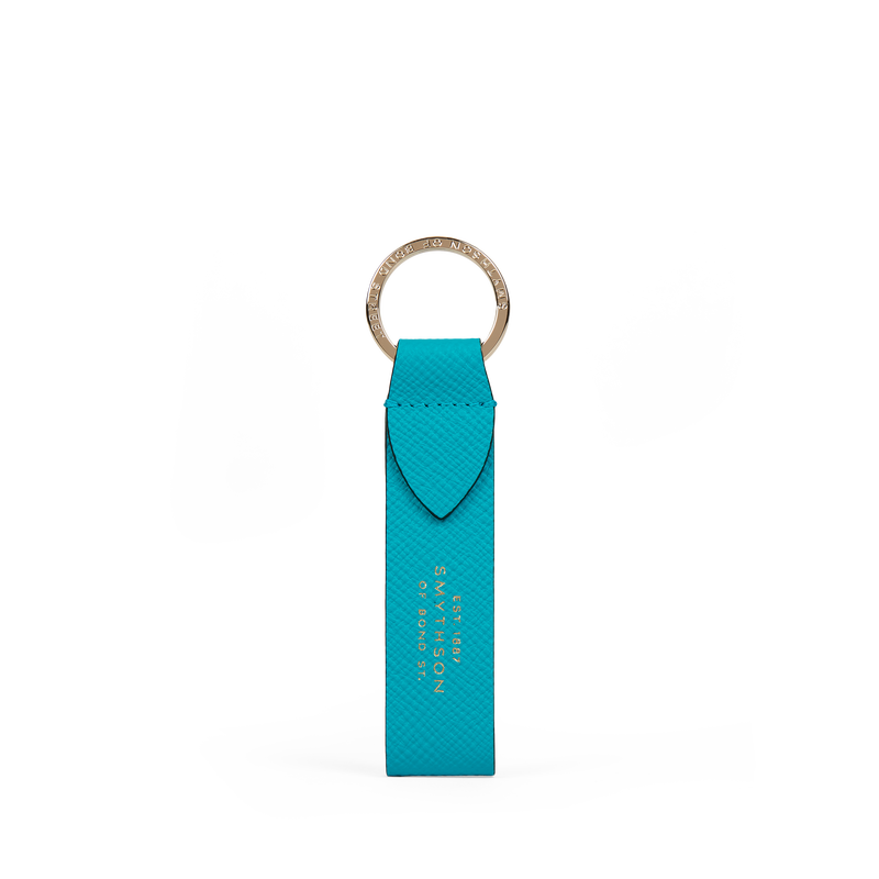 Keyring with Leather Strap in Panama