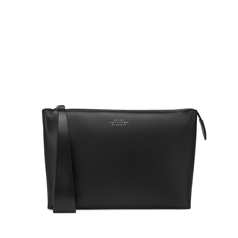 Large Pillow Pouch in Smooth Leather