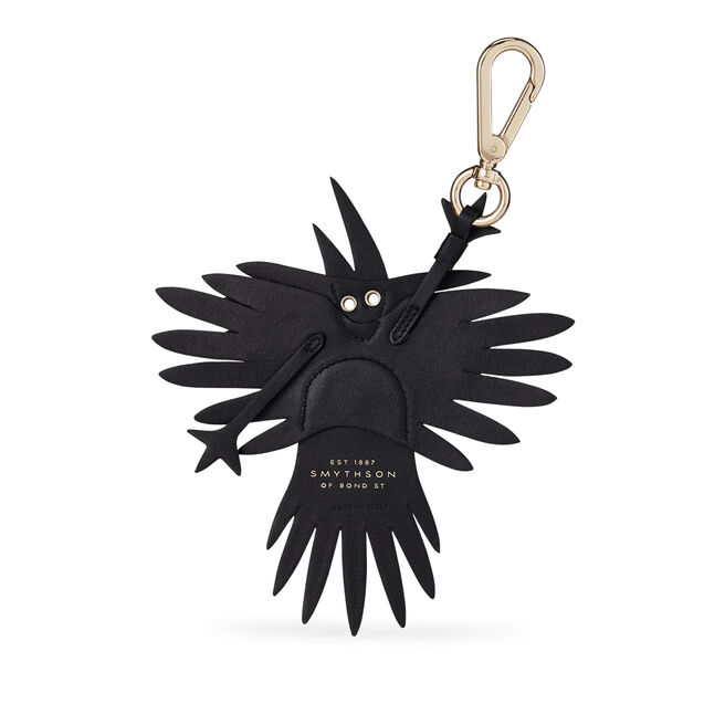 Bird Charm in Smooth Leather