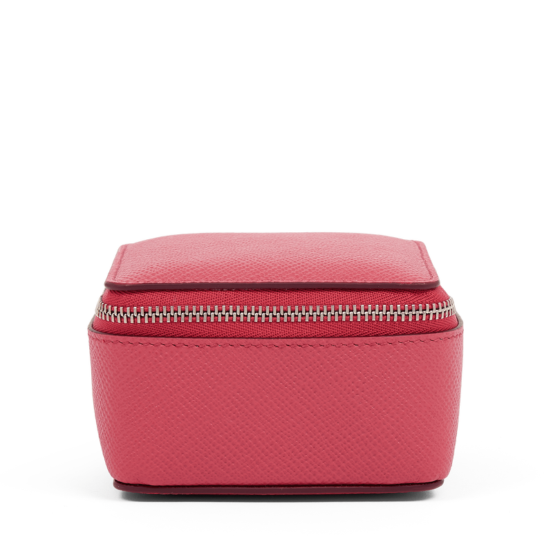 Smythson Medium Square Trinket Case in Panama