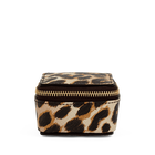 Small Square Trinket Case in Panama Leopard