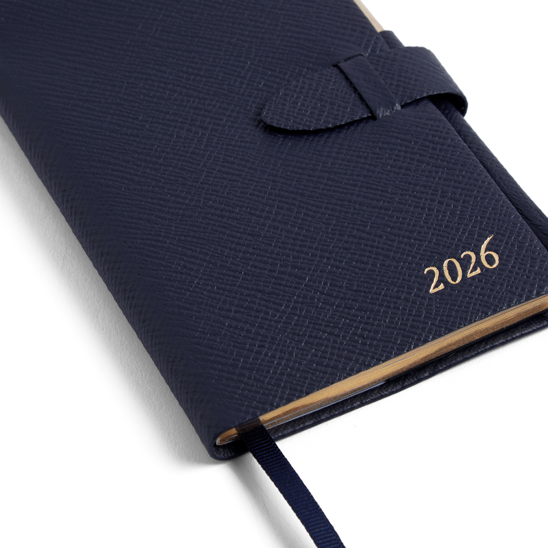 Smythson 2026 Panama Weekly Journal with Pencil 