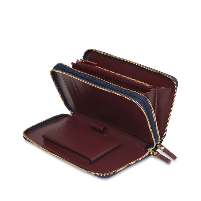 Panama Double Zip Travel Wallet