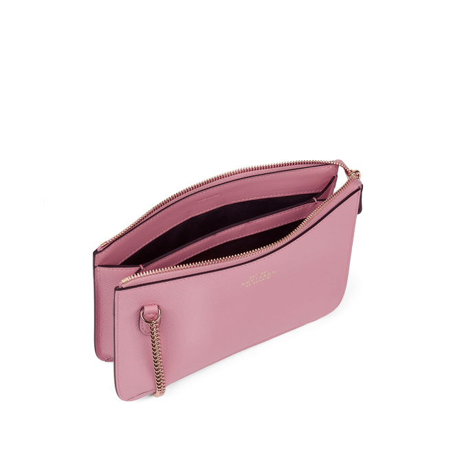 Sac à bandoulière avec double pochette en Panama