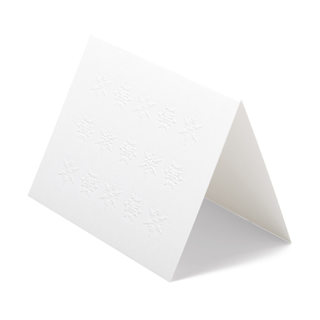 Snow Flurry Christmas Card