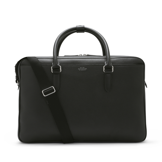 48-Hour Travel Bag in Ludlow in black | Smythson