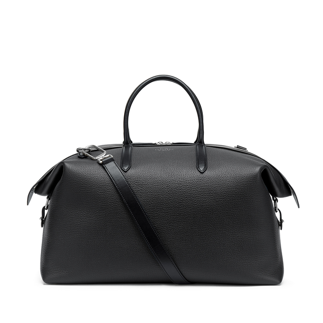 Ludlow Zip Guard Travel Bag In Black Smythson