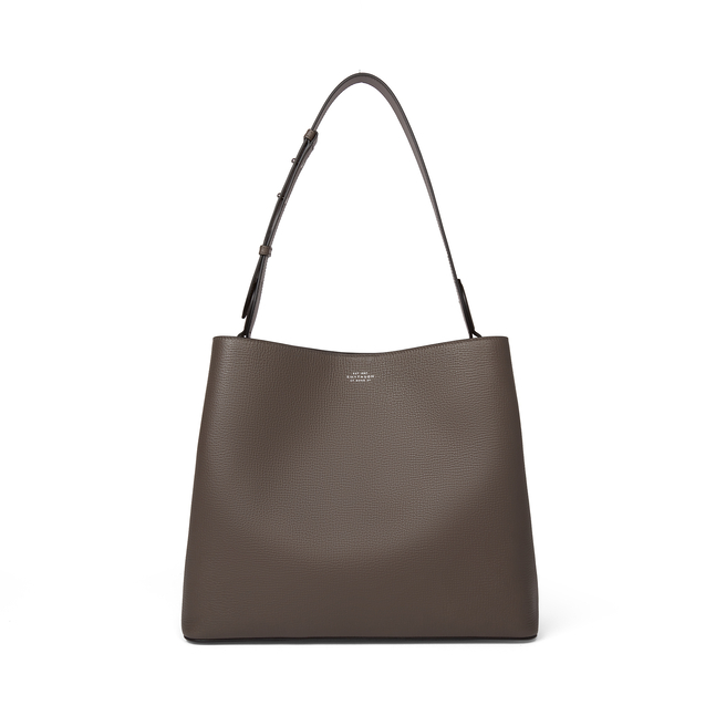 AESTHER EKME Hobo bag SAC BUCKET in taupe