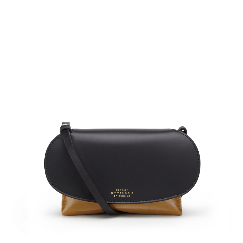Mini Pillow Crossbody Bag in Crinkled Patent Leather