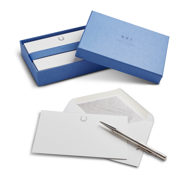 Cartes de correspondance motif fer à cheval
