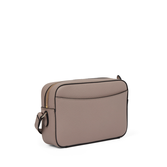 Small Camera Bag in Panama in taupe | Smythson