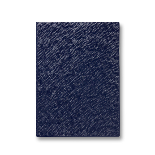 Smythson Azure Panama Soho Notebook