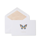 Carte de remerciements motif papillon