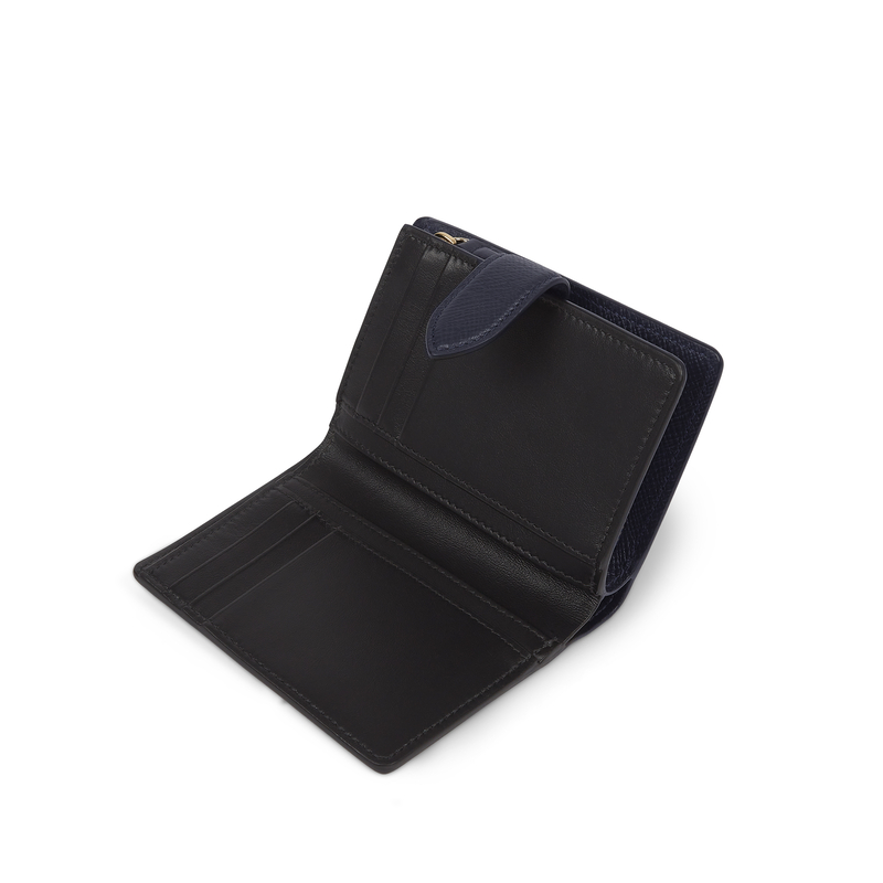 Smythson Small Continental Purse in Panama
