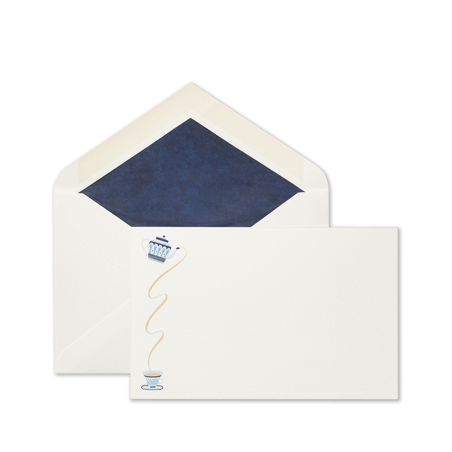 Teapot Motif Correspondence Card Set