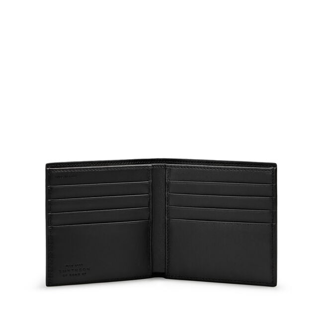 8 Card Wallet in Box Calf Leather