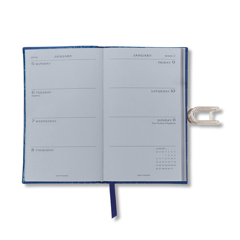 Smythson 2026 Panama Weekly Journal with Slide in Mara 