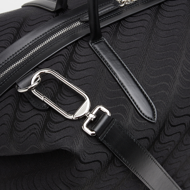 'S' Monogram Zip Guard Travel Bag