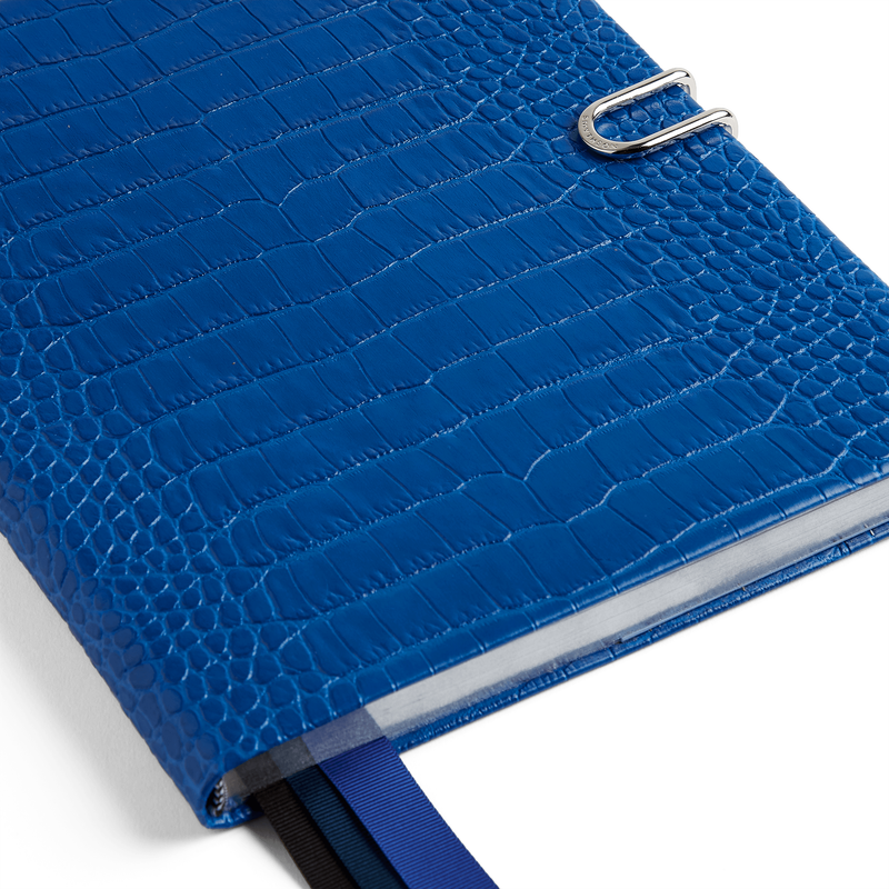 Smythson 2026 Portobello Terminkalender mit vertikaler Wochenansicht und Schiebeverschluss aus Mara