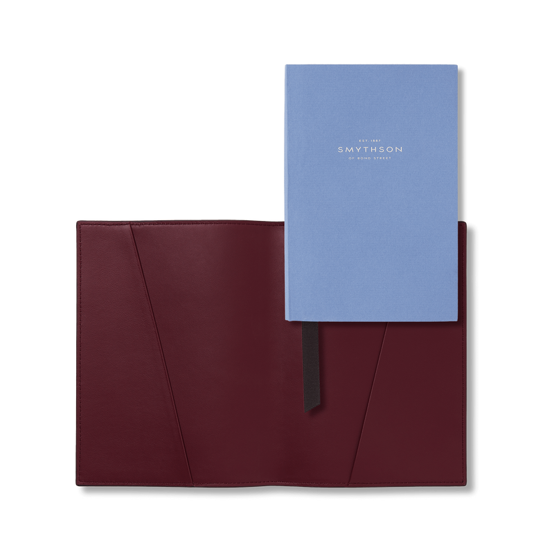 Smythson Evergreen nachfüllbares Notizbuch aus Ludlow-Leder