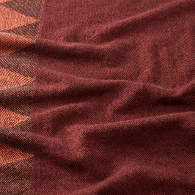 Border Cashmere Muffler Scarf
