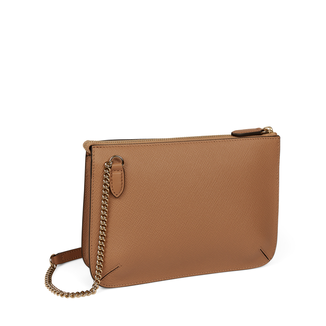 Sac à bandoulière avec double pochette en Panama
