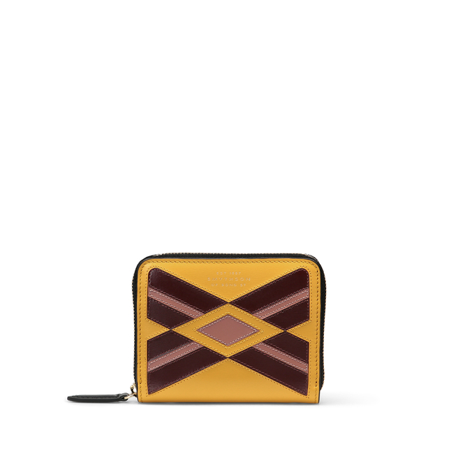 Intarsia Madison Small Zip Around Purse
