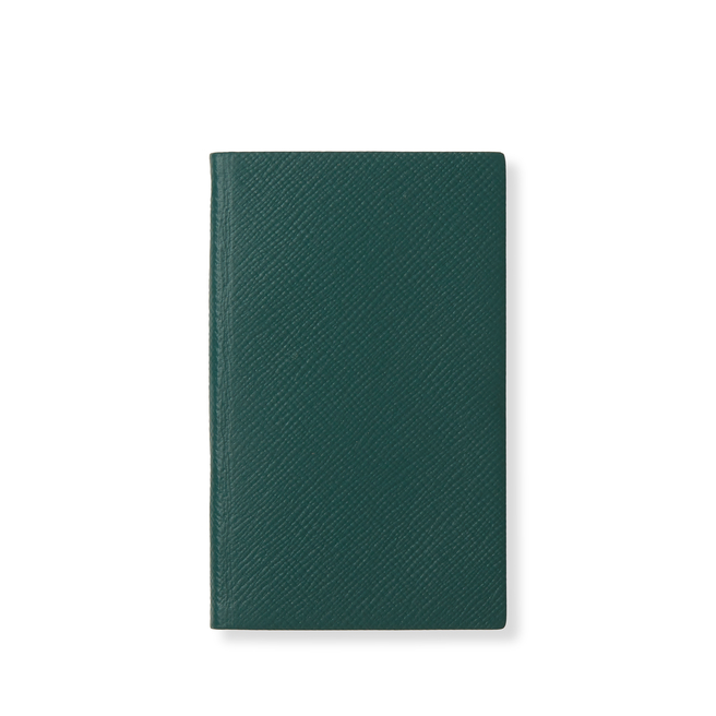 Green Chelsea Leather Notebook by Smythson