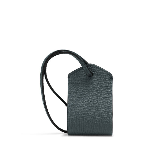 Personalisation Tag in Large Grain Leather