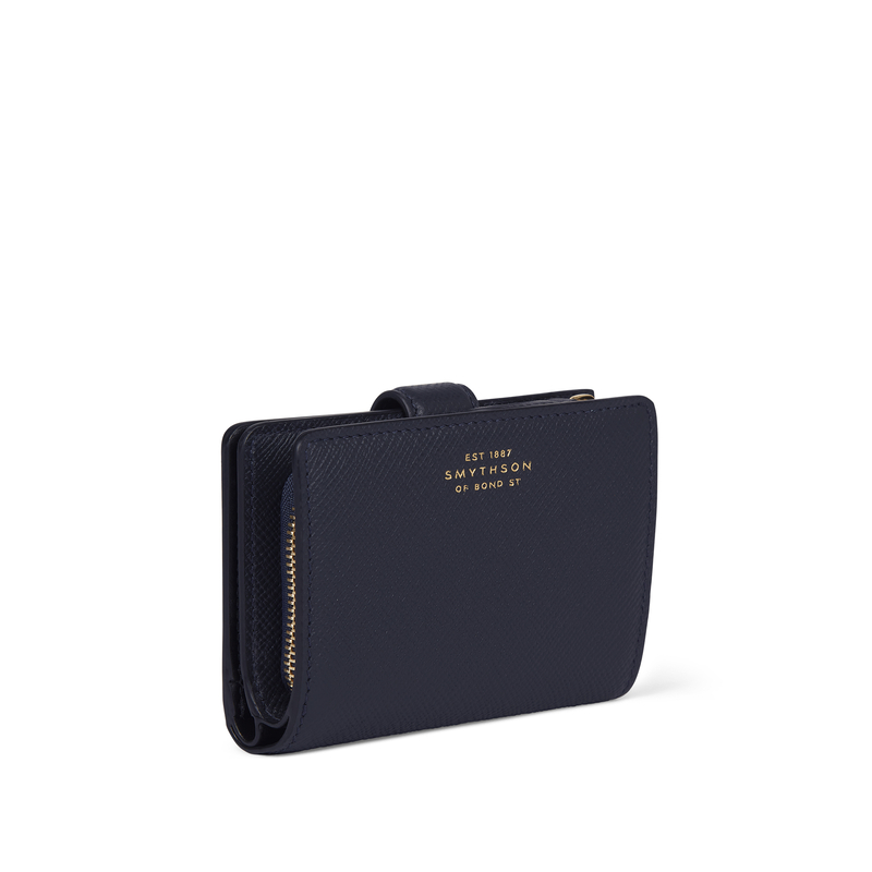 Smythson Small Continental Purse in Panama