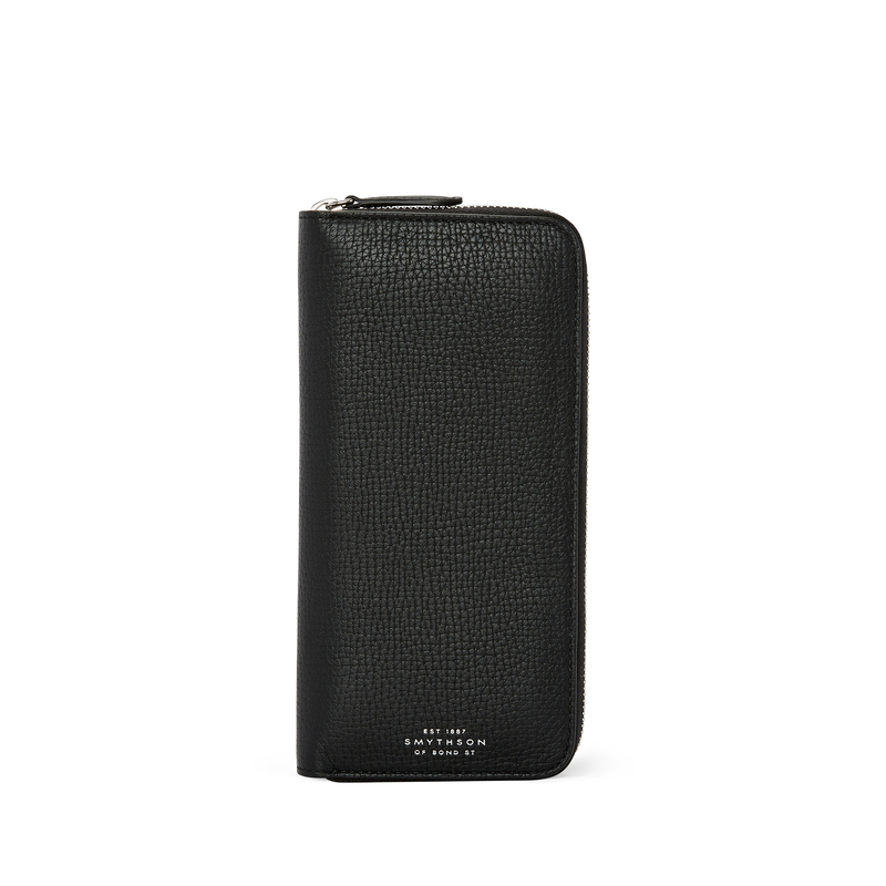Smythson Portefeuille long entièrement zippé en Ludlow
