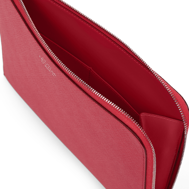 Smythson Slim Pouch in Panama