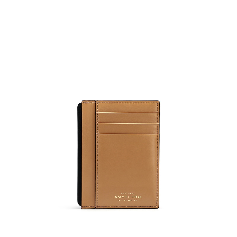 Card and Note Holder in Box Calf Leather