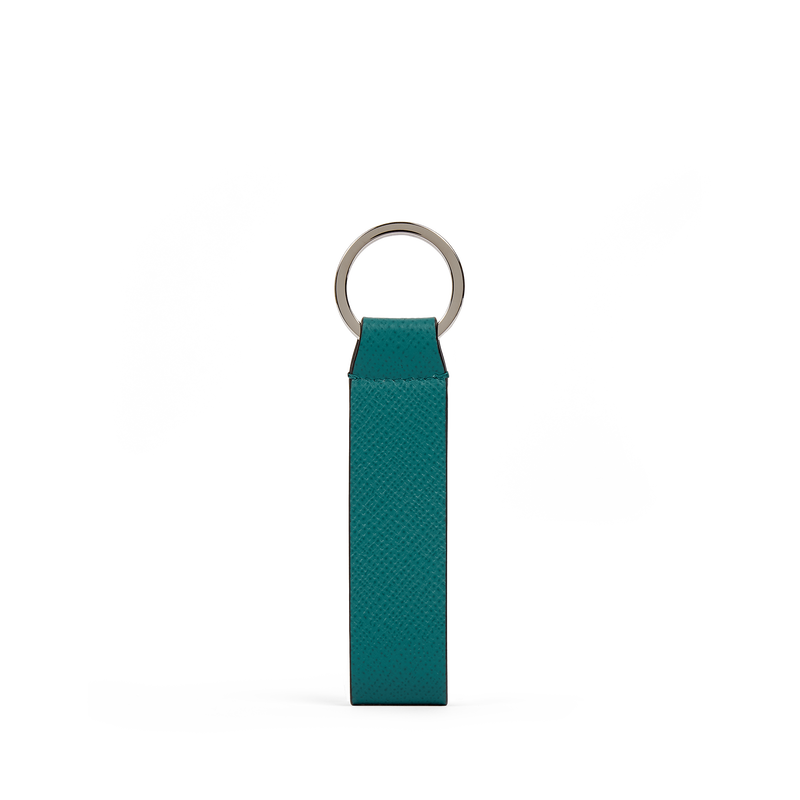 Keyring with Leather Strap in Panama