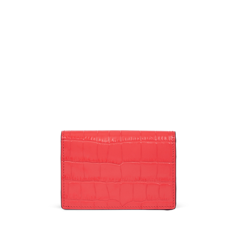 Folded Card Case with Snap Closure in Mara