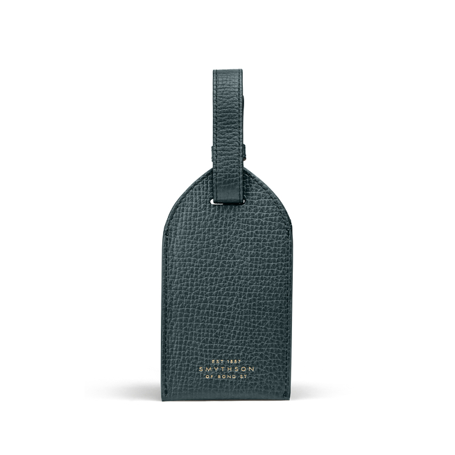Luggage Tag in Large Grain Leather
