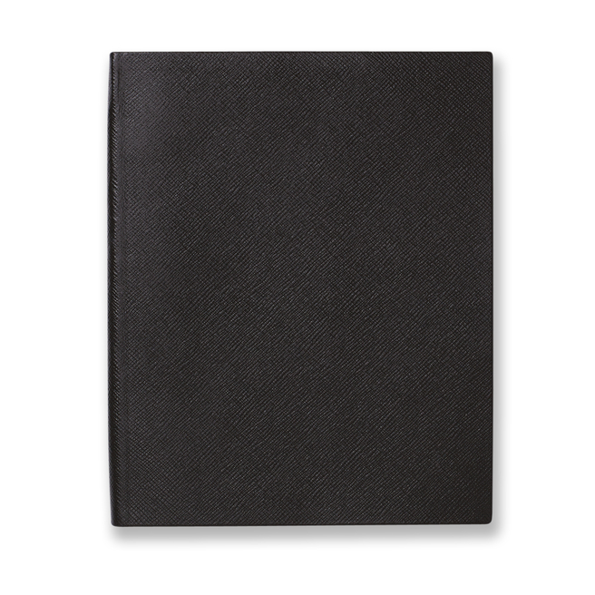 SMYTHSON Panama Make It Happen textured-leather notebook