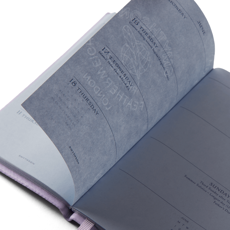 Smythson 2026 Panama Weekly Journal with Pocket 