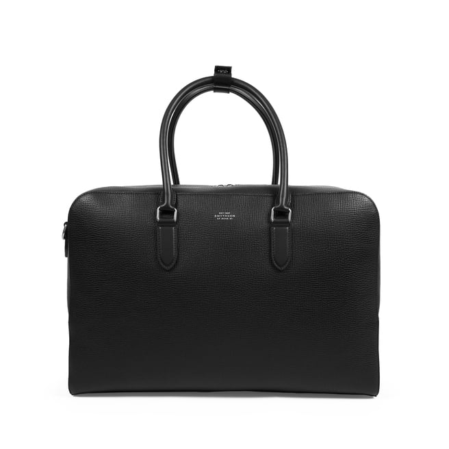 Soft Travel Bag in Ludlow in black | Smythson