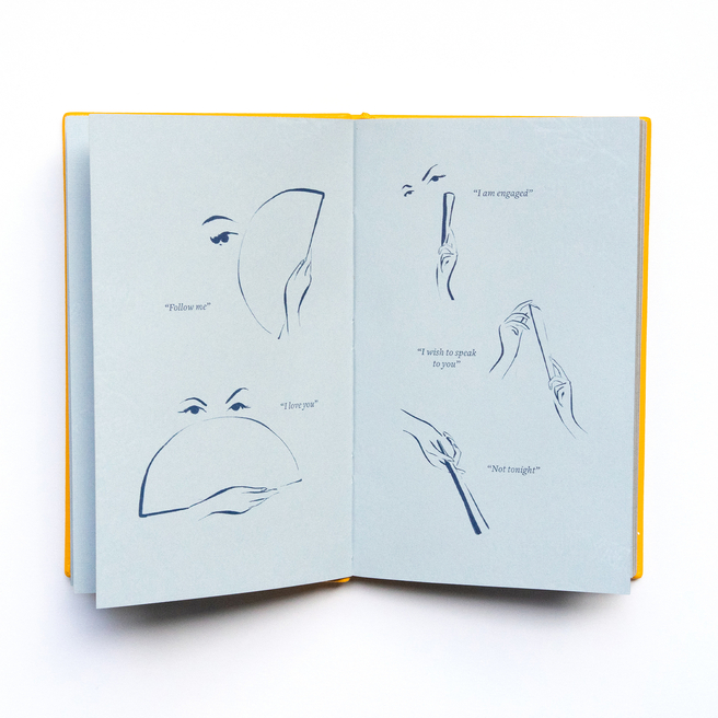 Fan Print Panama Notebook
