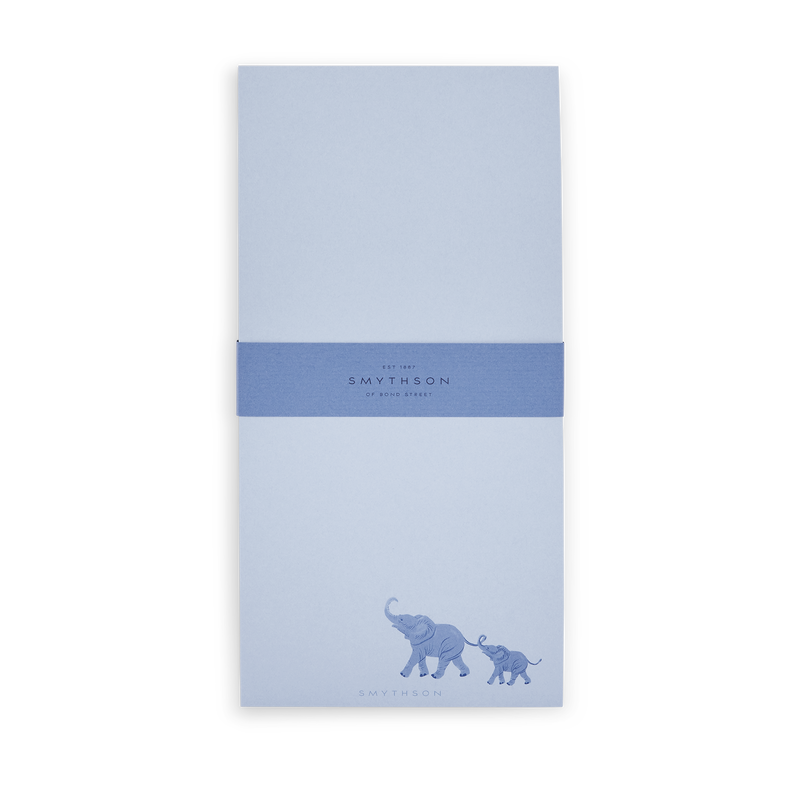 Elephant Motif Notepad