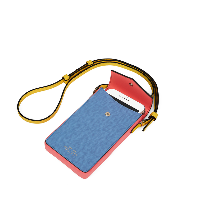 Envelope Colour Block Phone Case Crossbody in Panama