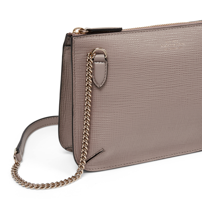 Sac à bandoulière avec double pochette en Panama