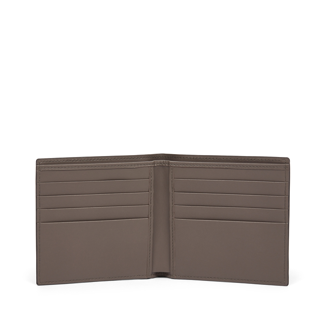 8 Card Slot Wallet in Ludlow in dark taupe