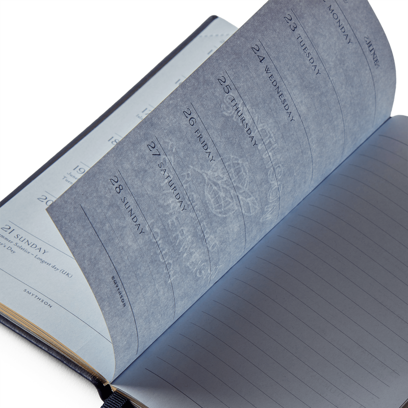 Smythson 2026 Memoranda Weekly Diary in Panama