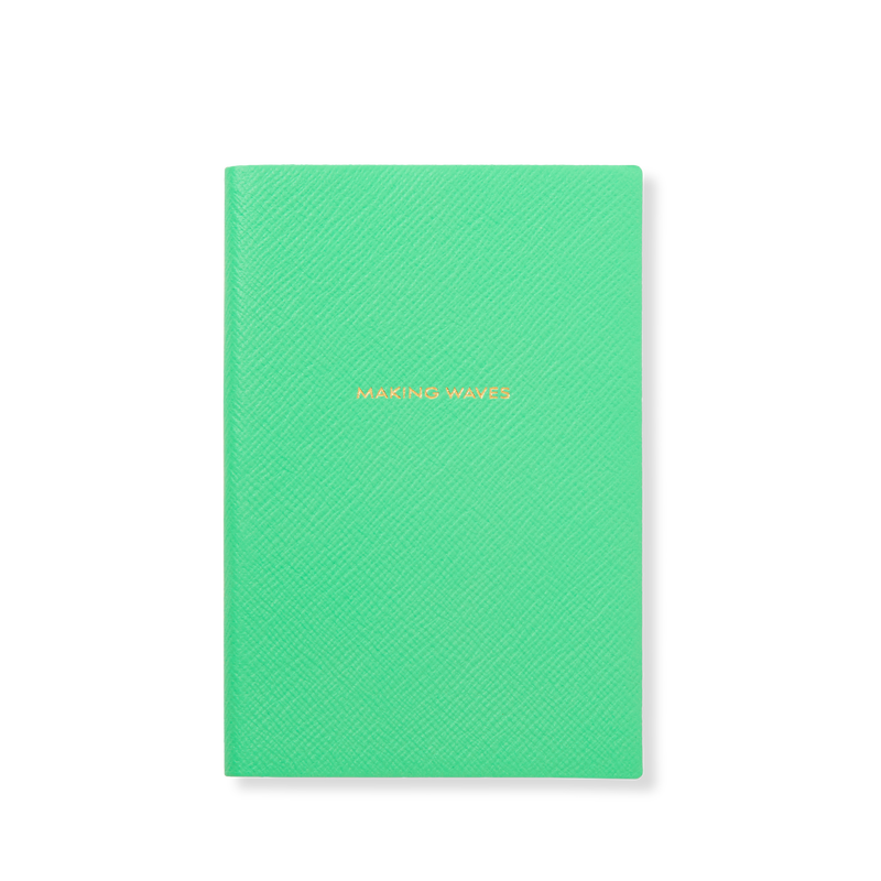 Smythson x Hunza G 'Making Waves' Chelsea Notebook in Panama