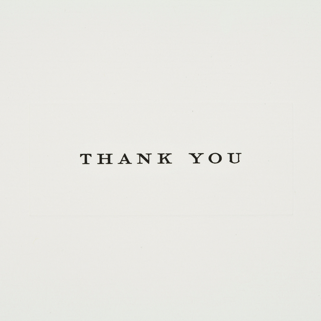 Thank You 2つ折りカードセット