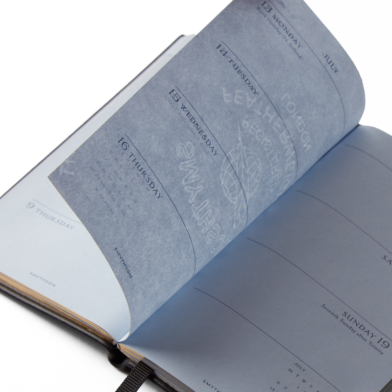 Smythson 2026 Panama Weekly Journal with Pocket 