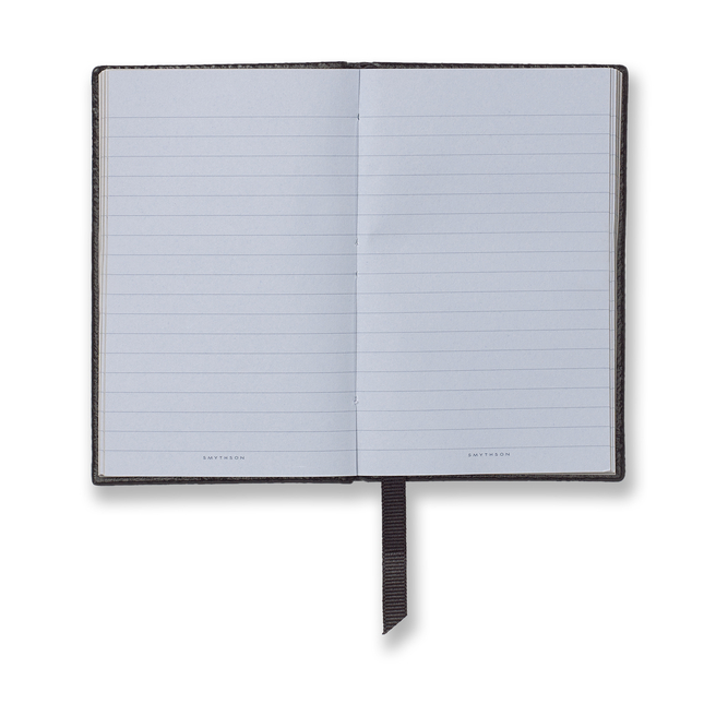 Wafer Notebook in Panama in silver